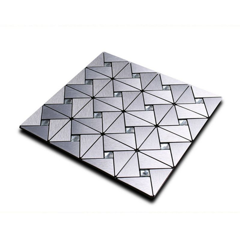 30x30cm Aluminium Fliser Selvklebende Tapet Kjøkken Backsplash Klistremerke Dekor