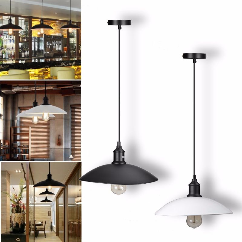 32cm Industriell Loft Vintage Tak Hengende Lampe Bar Stue Coffee Shop Pendellys