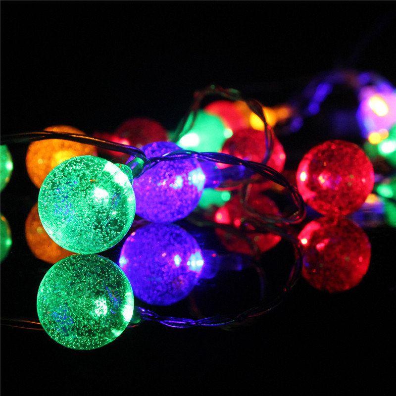 3m 20led-batteri Bobleball Fairy String Lights Hagefest Xmas Bryllup Hjemmeinnredning