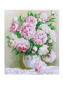 40*50 cm Beauty Peony Flowers Diy Paint By Number Kit Digital Canvas Painting Home Decor
