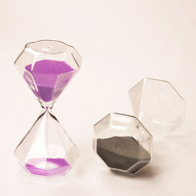 5/15/30 Minutter Sandglass Kjøkken Timer Timeglass Håndverk Gave Ornament Hjemmeinnredning