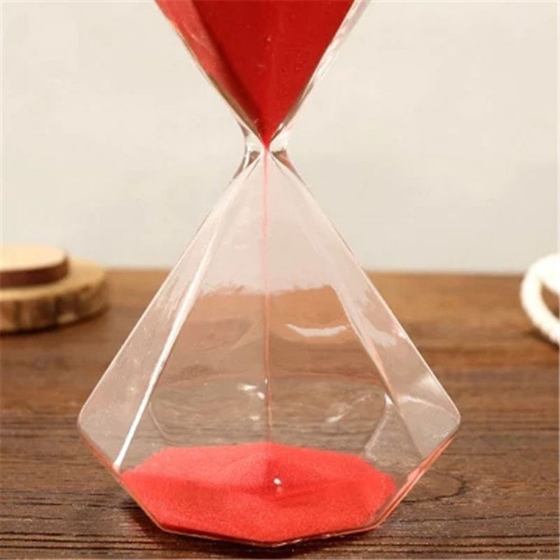 5/15/30 Minutter Sandglass Kjøkken Timer Timeglass Håndverk Gave Ornament Hjemmeinnredning