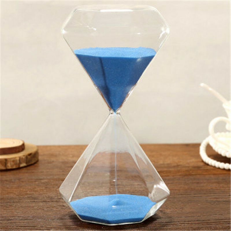 5/15/30 Minutter Sandglass Kjøkken Timer Timeglass Håndverk Gave Ornament Hjemmeinnredning