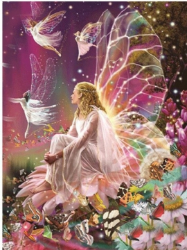 5d Diy Fairy Queen Diamantmaleri Korsstingsett Stue Soverom Veggkunst Dekorasjon Maleri