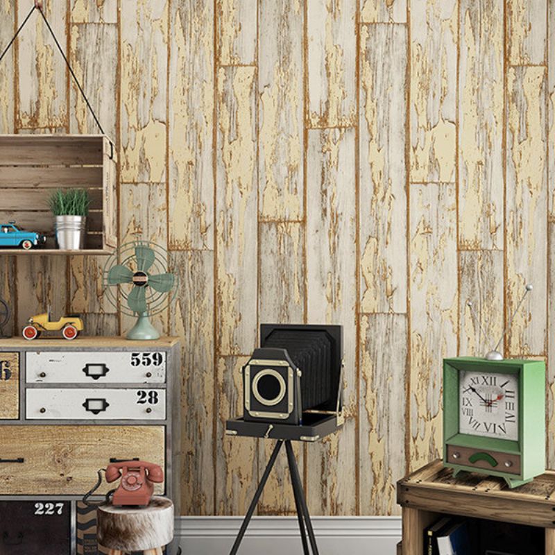 Accent Wall Art 3d Vintage Stripes Tapet Soverom Stue Hjem Bakgrunn Dekor