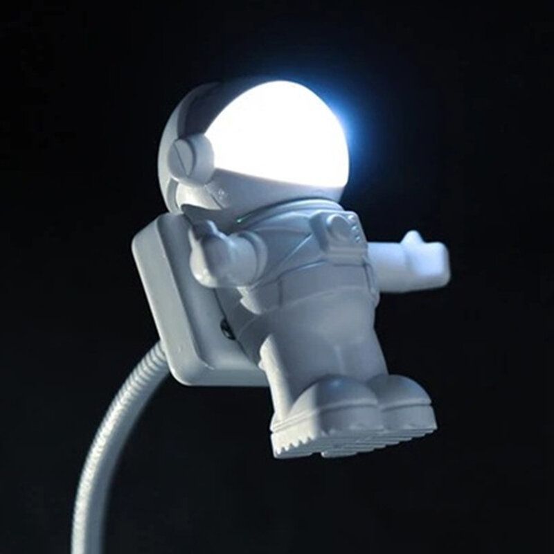 Astronaut Led Nattlys Usb Creative Usb Book Light Databordslampe