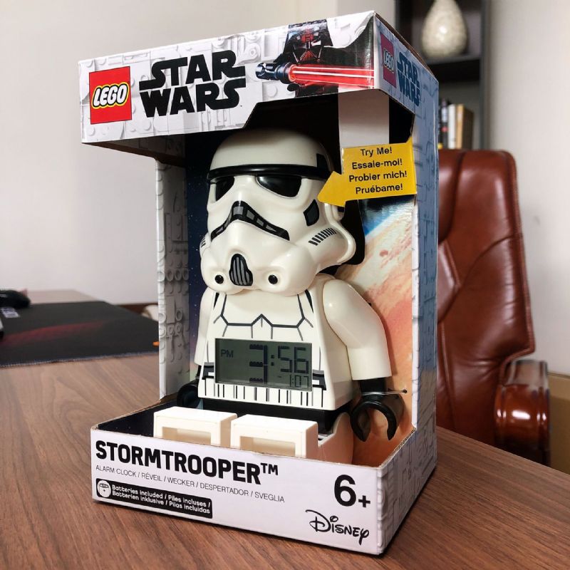 Barnevekkerklokke 22 cm Bevegelig Modell Darth Vader Storm Trooper Batman Superman