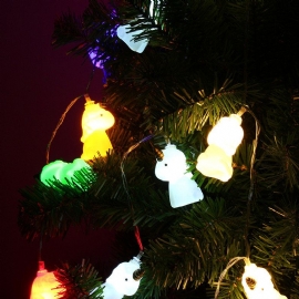 Batteridrevet 1.8m 10leds Enhjørningformede Innendørslanterner Nyhet Fairy String Light Til Jul
