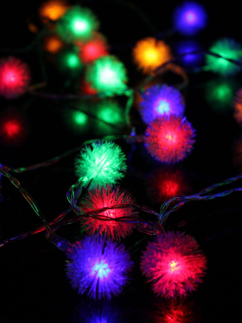 Batteridrevet 4m 40led Snowflake Bling Fairy String Lights Christmas Outdoor Party Home Decor