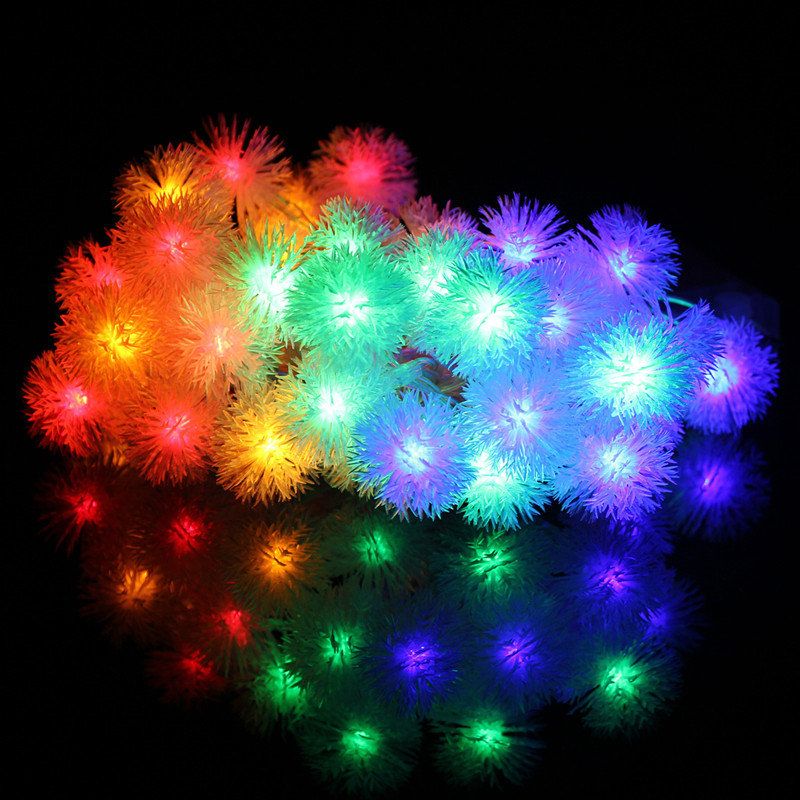 Batteridrevet 4m 40led Snowflake Bling Fairy String Lights Christmas Outdoor Party Home Decor