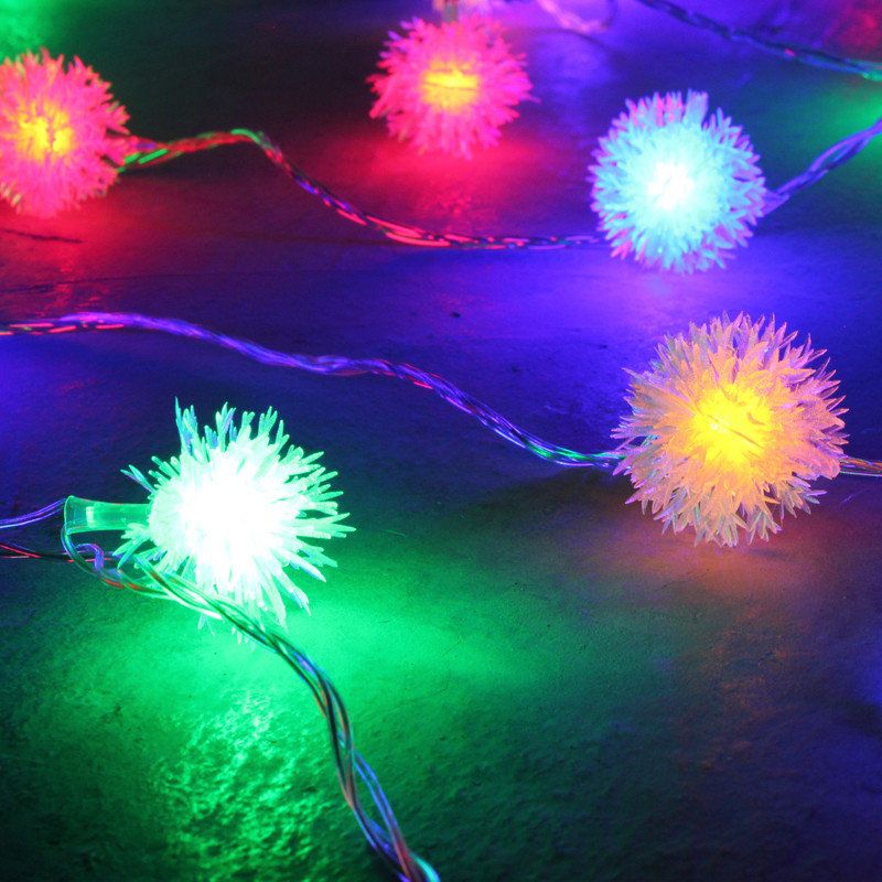 Batteridrevet 4m 40led Snowflake Bling Fairy String Lights Christmas Outdoor Party Home Decor