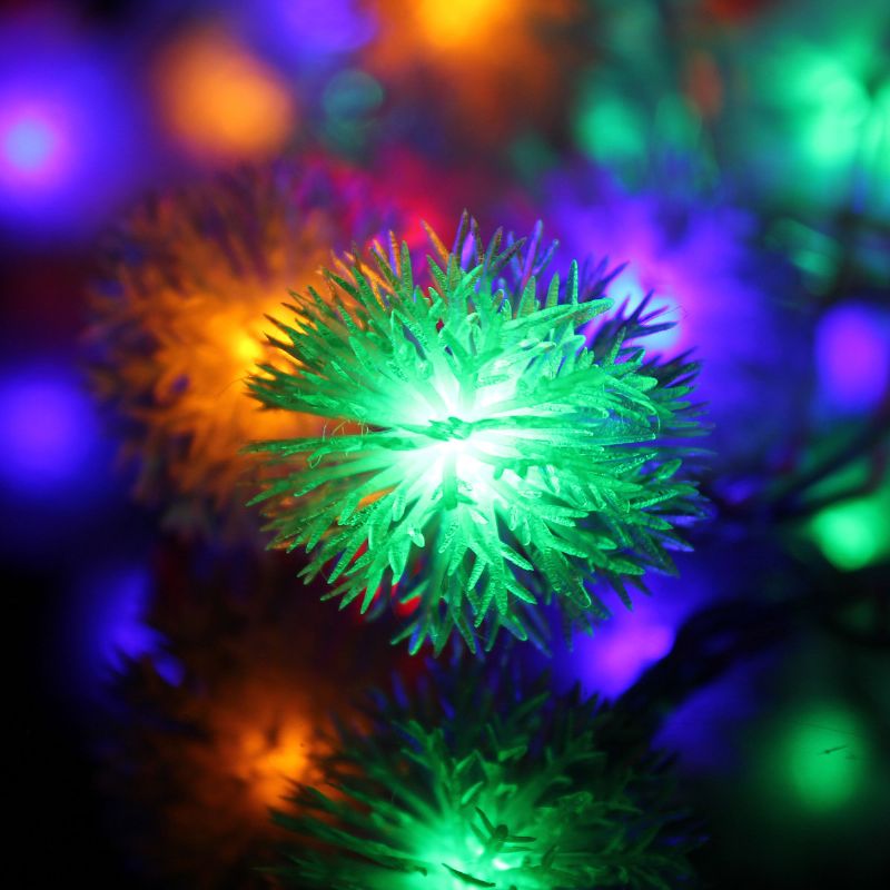 Batteridrevet 4m 40led Snowflake Bling Fairy String Lights Christmas Outdoor Party Home Decor