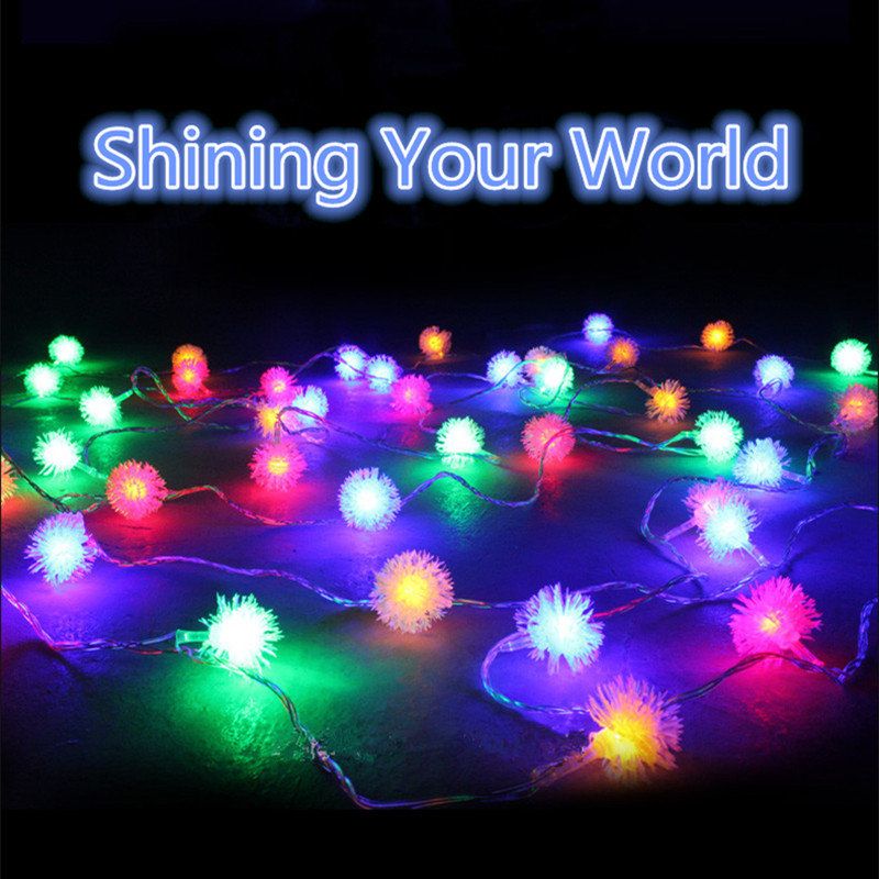 Batteridrevet 4m 40led Snowflake Bling Fairy String Lights Christmas Outdoor Party Home Decor