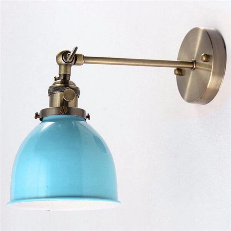 E27 Moderne Retro Vintage Sconce Edison Vegg Lyspære Lampe Form Cafe Bar Kaffe