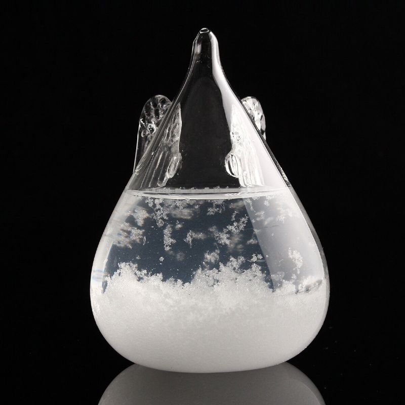 Englevinger Værmelding Crystal Storm Glass Dekor Julegave