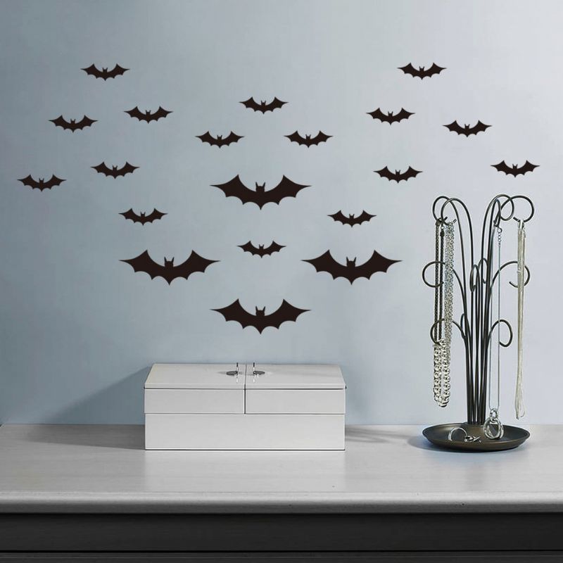 Halloween Diy Pvc Bat Wall Sticker Decal Home Decoration Baby Room Wallpaper For Kids