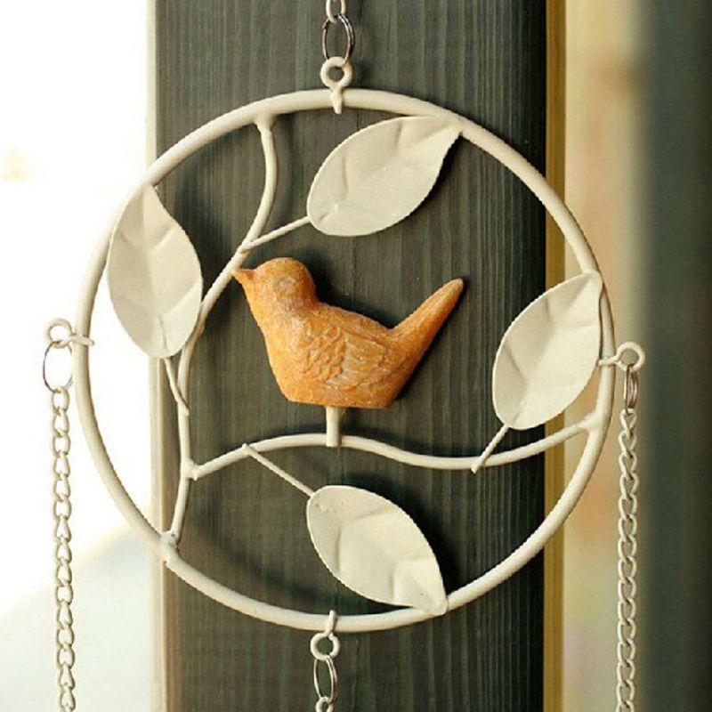 Honana Dx-203 Creative Bird Håndlagde Metallklokker Campanula Home Decor Ornament Jern Anheng