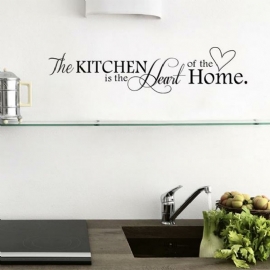 Kjøkkenbokstaver Kjærlighet Veggklistremerke Stue Hjemmedekorasjon Kreativt Klistremerke Diy Veggmaleri Veggkunst