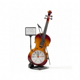 Kreativ Cello Bord Klokke Horologisk Hjem Stue Dekorasjon Graduation Present