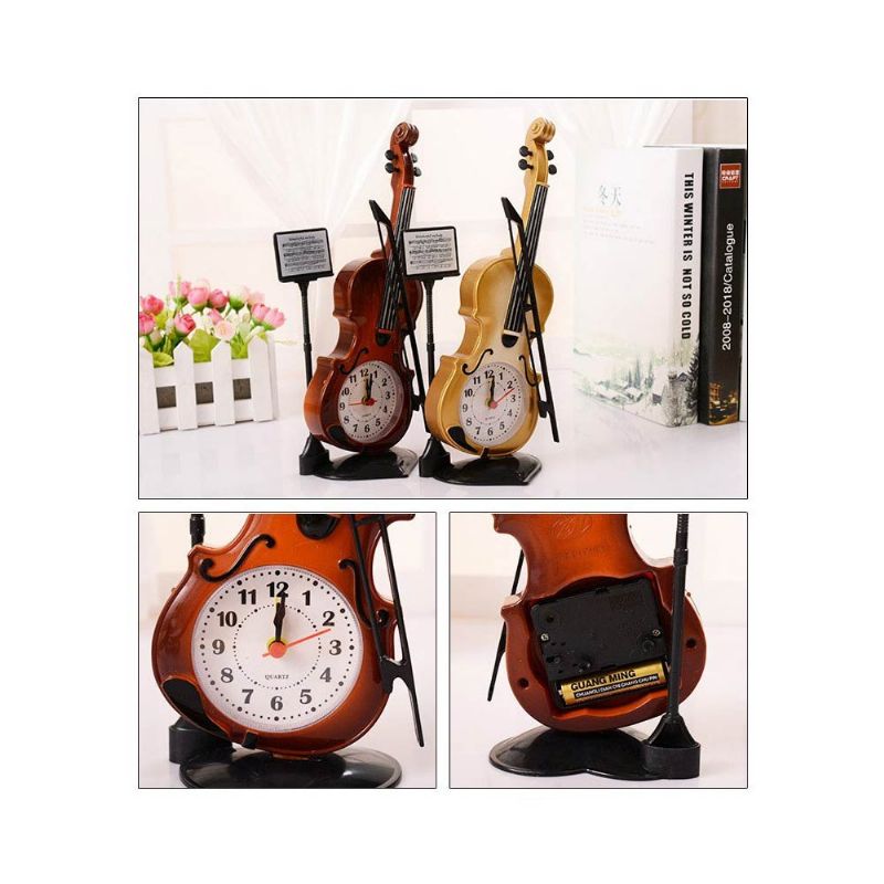 Kreativ Cello Bord Klokke Horologisk Hjem Stue Dekorasjon Graduation Present