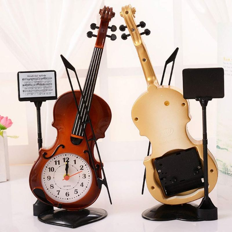 Kreativ Cello Bord Klokke Horologisk Hjem Stue Dekorasjon Graduation Present