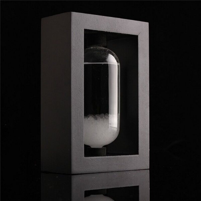 Kreativ Vanndråpeform Stormglass Med Rammeverk Roman Home Decor