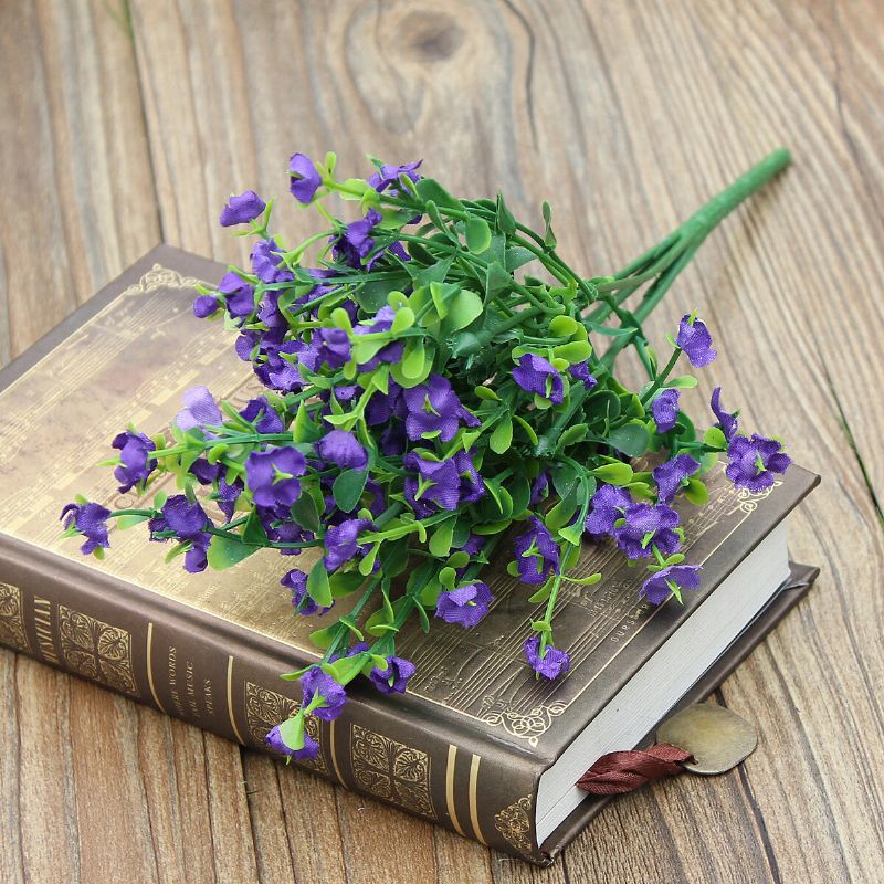 Kunstig Blomst Gypsophila 1 Bukett 6 Grener Bryllupsfest Hjemmepynt