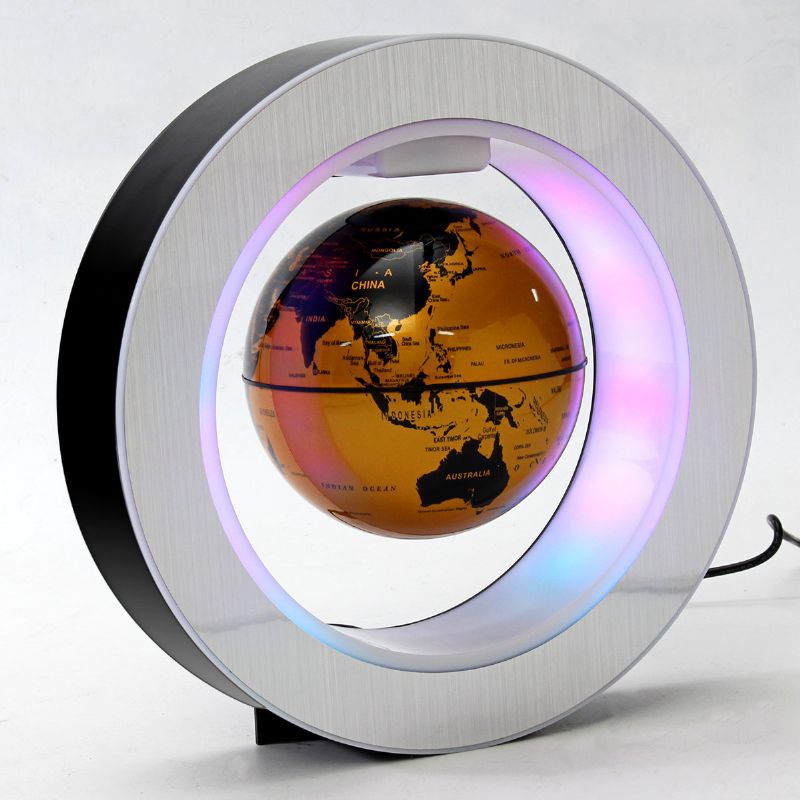 Magnetisk Levitasjon Flytende Globe Kart Med Led Lys Hjem Dekorasjon Julegave