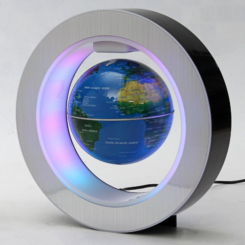 Magnetisk Levitasjon Flytende Globe Kart Med Led Lys Hjem Dekorasjon Julegave