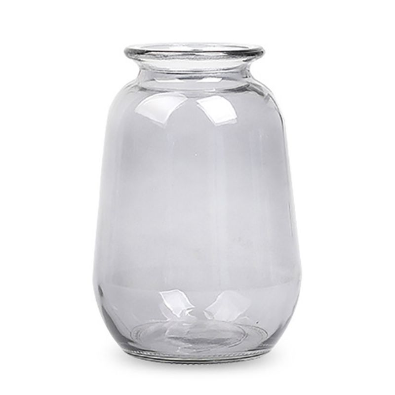 Miniglassvaser Til Midtdeler Billig Bulk Glassvase Med Stor Diameter Gjennomsiktig Vase For Friske Avskårne Blomster Fat Bord Dekorativ