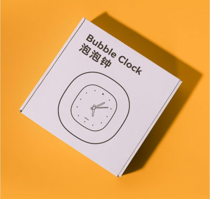 Muid Bubble Clock Veggklokke Enkel Klokke Ny Kinesisk Stue Hjem Soverom Silent Quartz