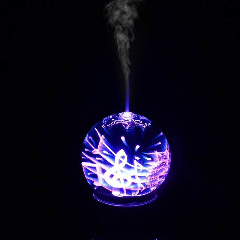 Note Style 3d Luftfukter Aromaterapi Lampe 3d Glass Nattlys Diffuser