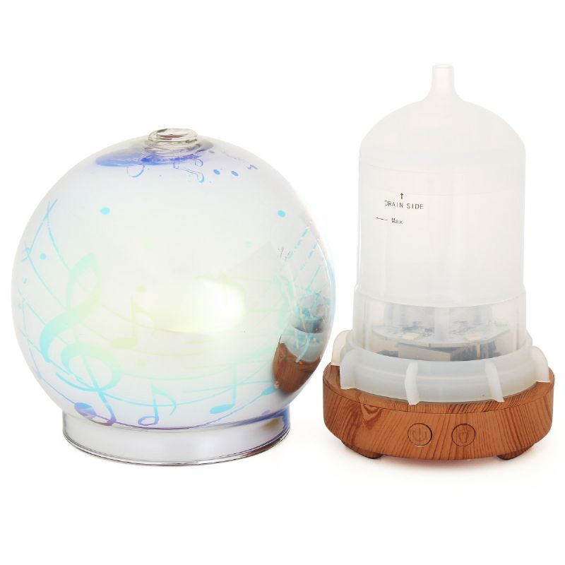 Note Style 3d Luftfukter Aromaterapi Lampe 3d Glass Nattlys Diffuser