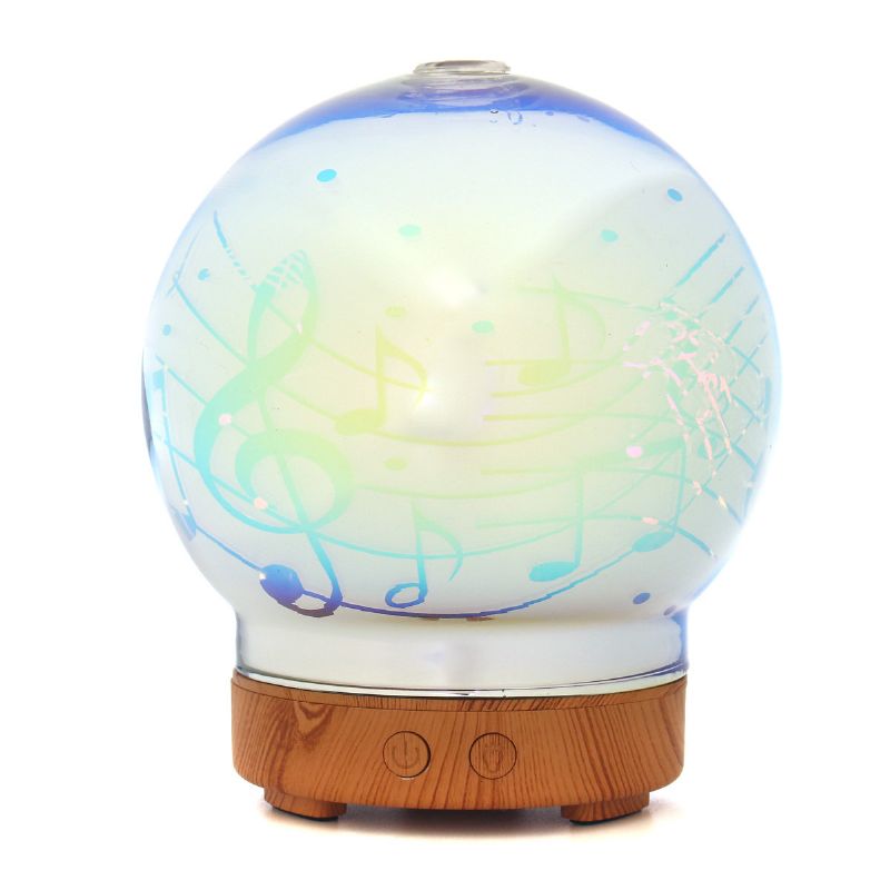 Note Style 3d Luftfukter Aromaterapi Lampe 3d Glass Nattlys Diffuser