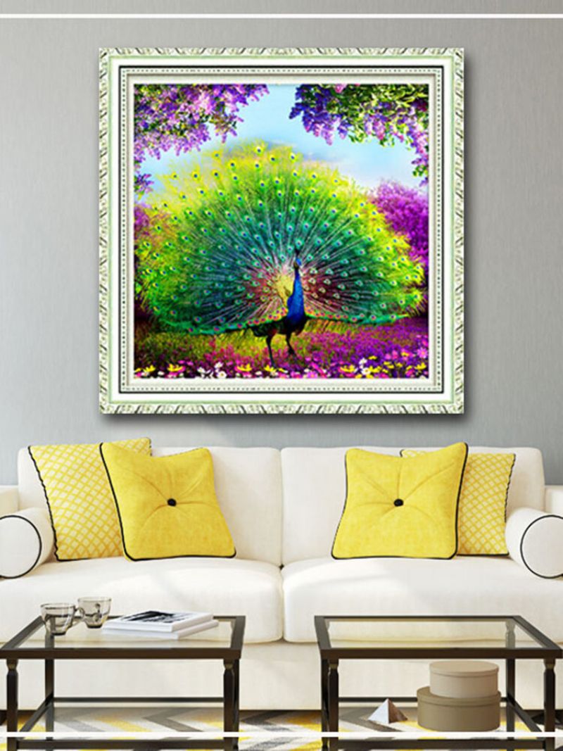 Peacock Diamond Painting Hjem Vegg Art Home Decor