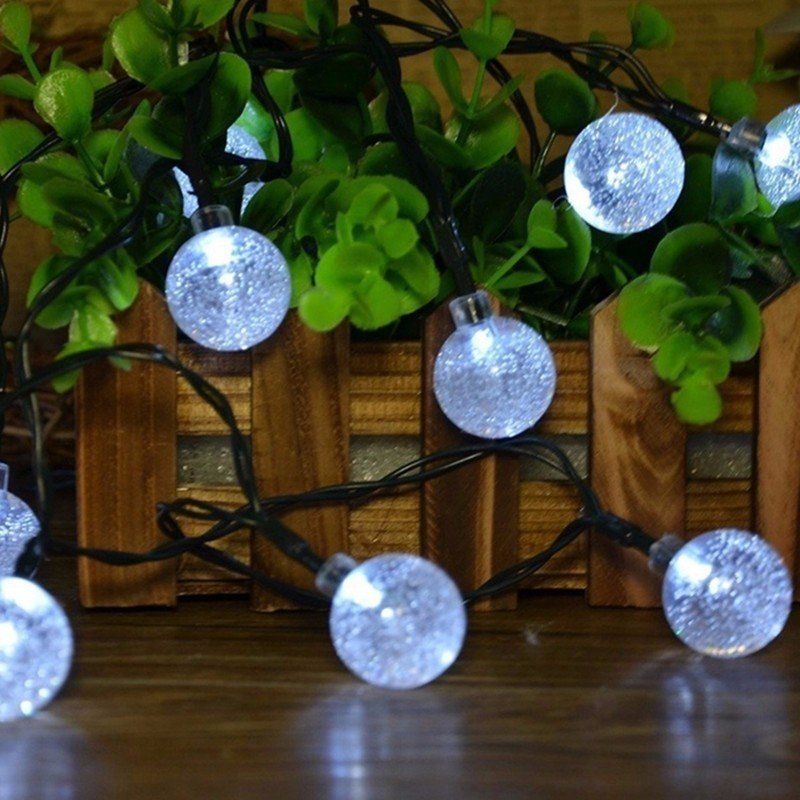 Solar 30 Led Outdoor Waterproof Party String Fairy Light Festival Ambience Lights