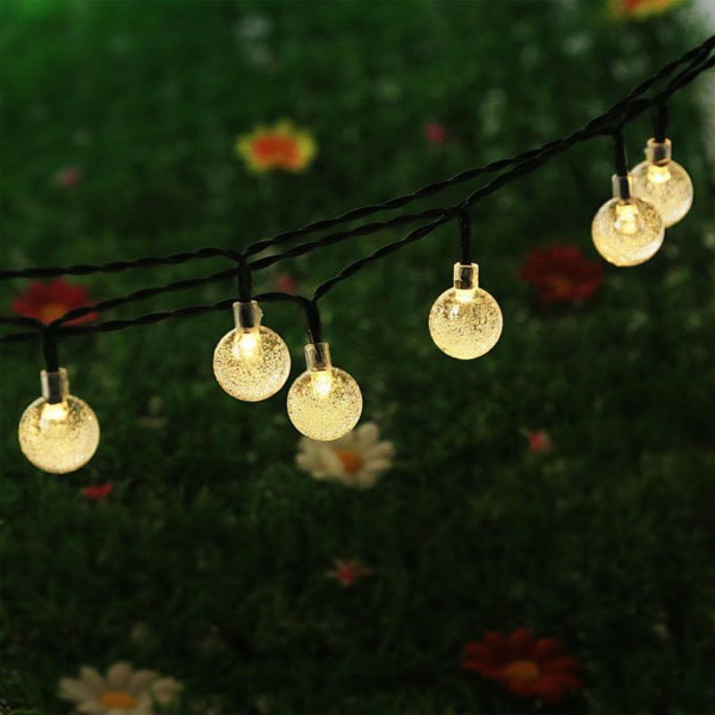 Solar 30 Led Outdoor Waterproof Party String Fairy Light Festival Ambience Lights