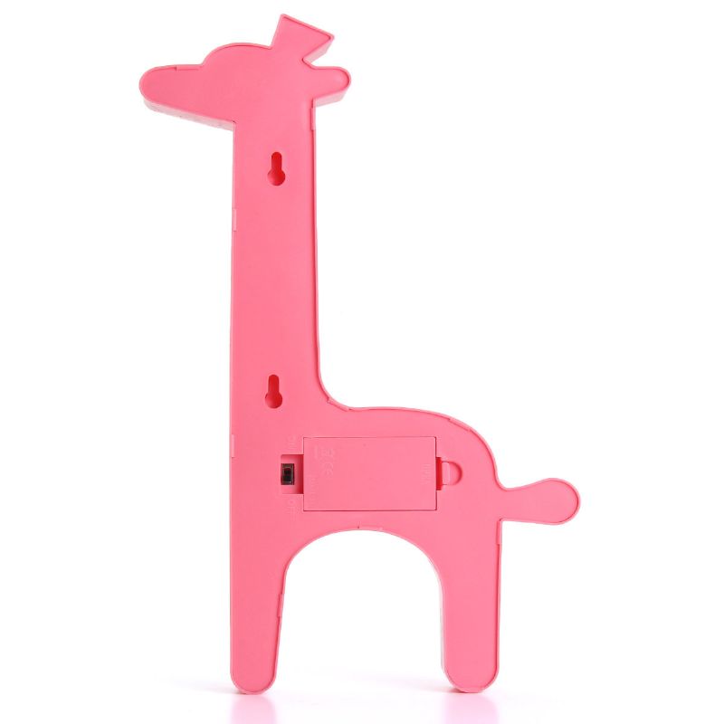 Søt Giraffe Led Nattlys Vegg Batteri Lampe Baby Barn Soverom Home Decor