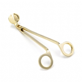 Stearinlys Saks - Galvanisert 18k Gull Wick Oljelampe Rustfritt Stål Trim Trimmer Cutter Snuffere