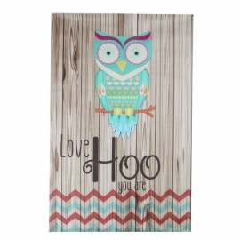 Uinnrammet Lerretstrykk Home Decor Love Hoo Owl Wall Art Maling Bilde Decoration