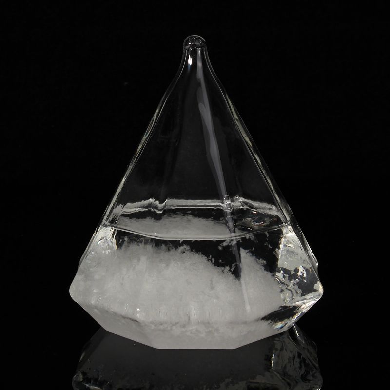 Værmelding Crystal Storm Glass Creative Home Decor Julegave Diamond Shape