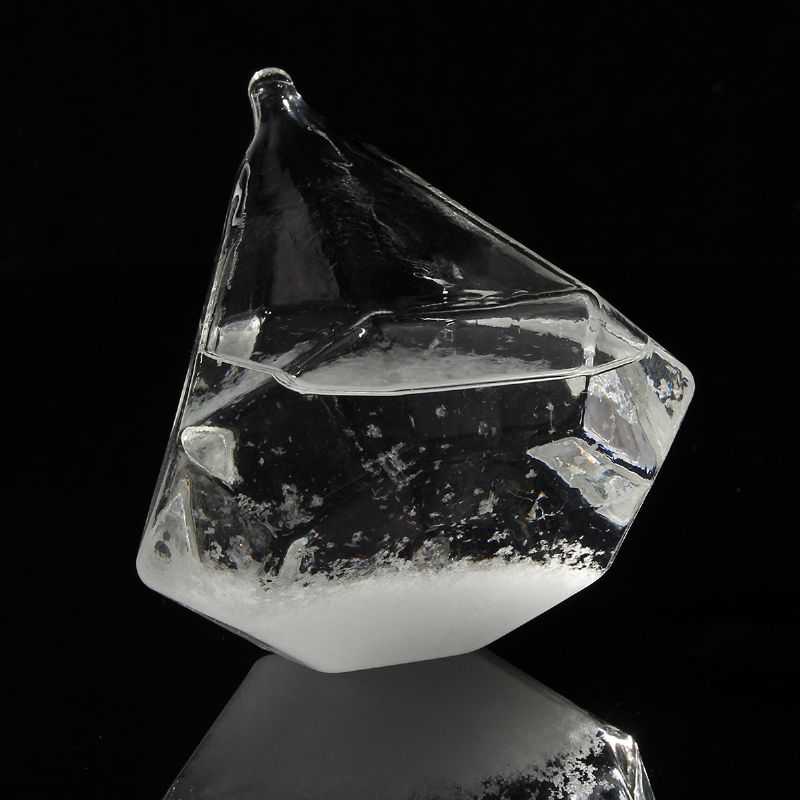 Værmelding Crystal Storm Glass Creative Home Decor Julegave Diamond Shape