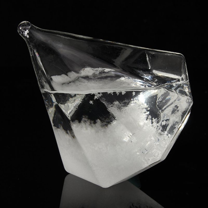 Værmelding Crystal Storm Glass Creative Home Decor Julegave Diamond Shape