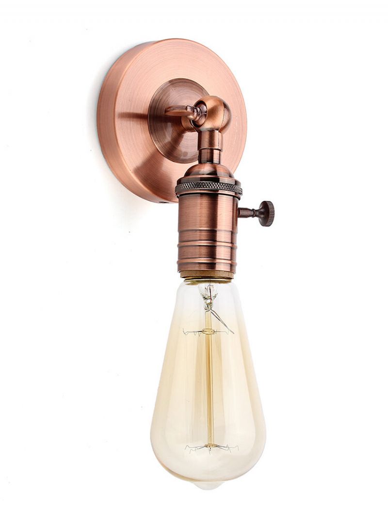 Vintage Sconce E27 Industrial Edison Vegg Loft Retro Lampe Antikk Stair Light Room Home Decor