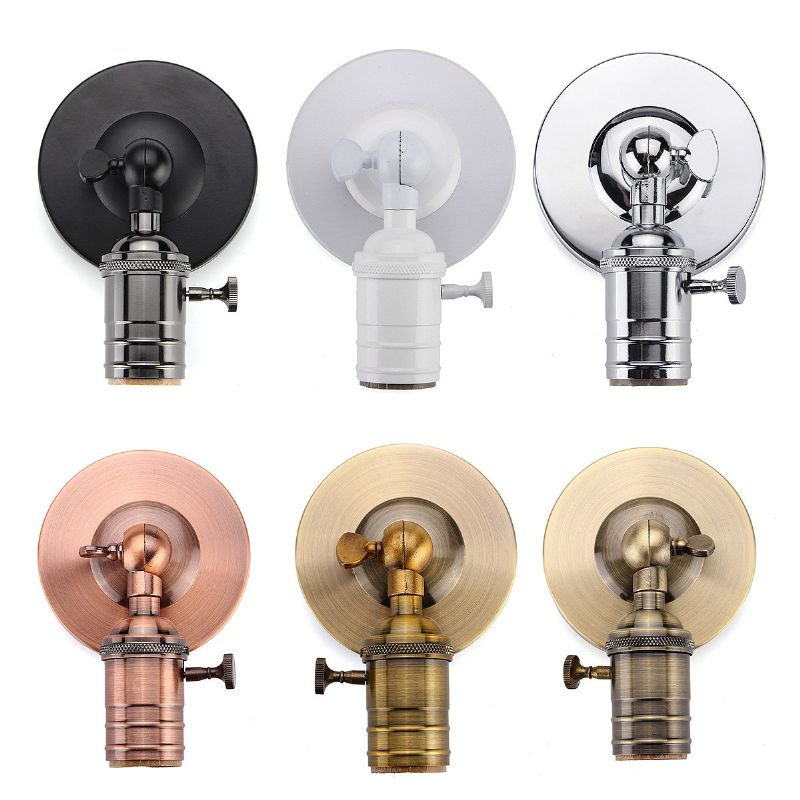 Vintage Sconce E27 Industrial Edison Vegg Loft Retro Lampe Antikk Stair Light Room Home Decor