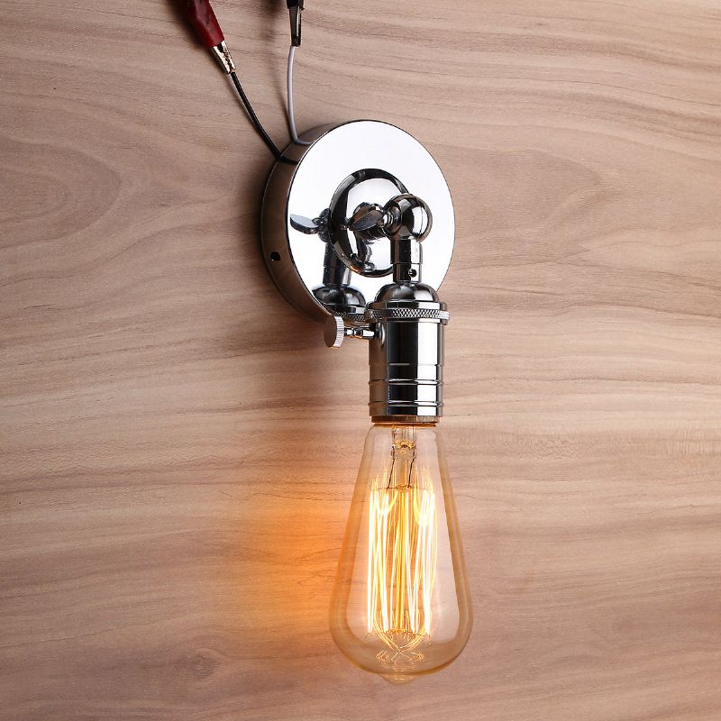 Vintage Sconce E27 Industrial Edison Vegg Loft Retro Lampe Antikk Stair Light Room Home Decor