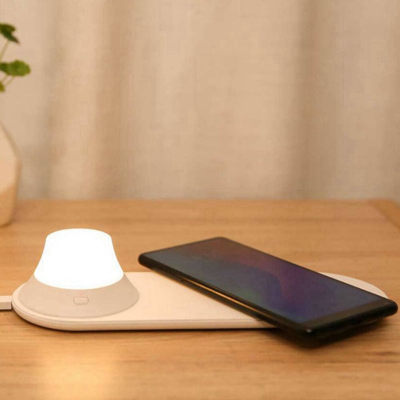 Yeelight Trådløs Lader Med Led Nattlys Magnetic Attraction Hurtiglading For Iphone