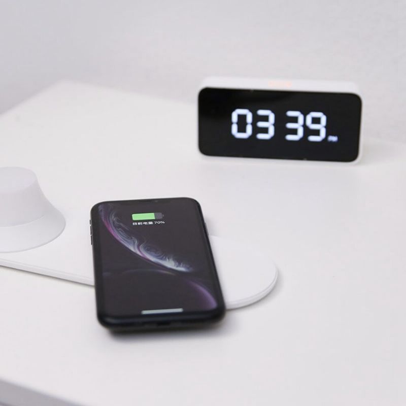 Yeelight Trådløs Lader Med Led Nattlys Magnetic Attraction Hurtiglading For Iphone