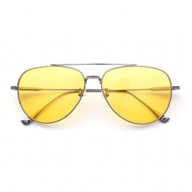 Antirefleks Nattsynsbriller Med Gul Polarisert Linse Og Anti-uv 400 Solbriller For Menn Nattkjøring Utendørs