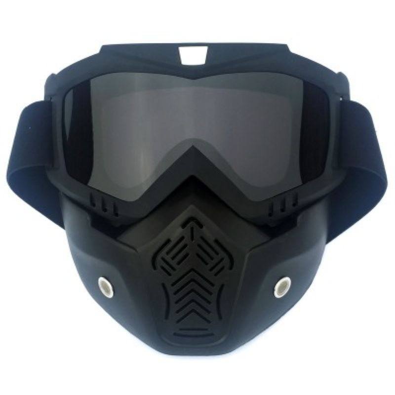 Bollfo Harley Retro Ansiktsmaske Goggles Motocross Tactical Vindtette Briller